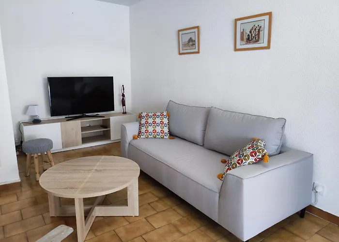 아파트 3 Pieces Avec Climatisation, Piscine Et Parking Prive A 500m Des Plages - Fr-1-776-128